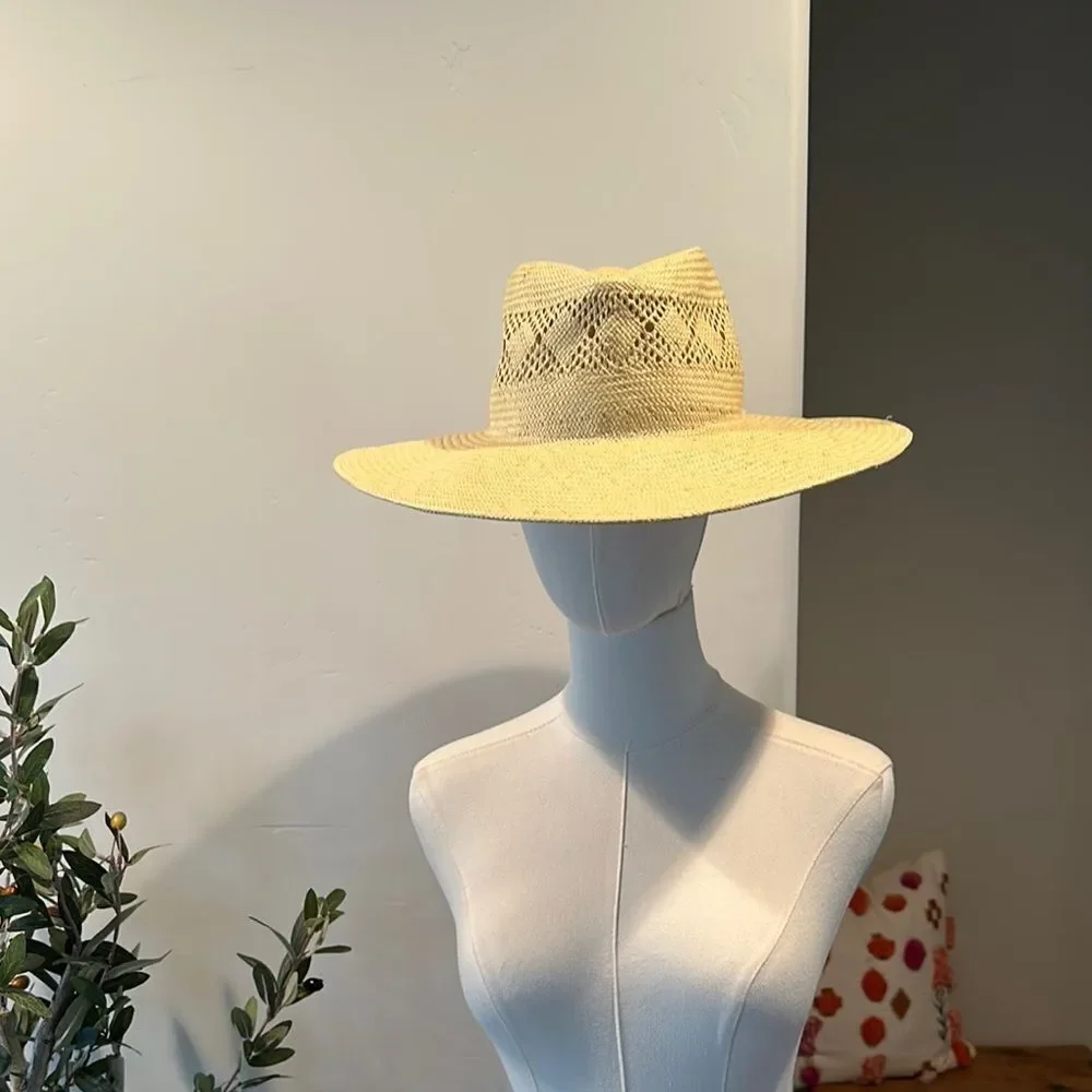 Brixton Joanna IV Tan Straw Hat New!